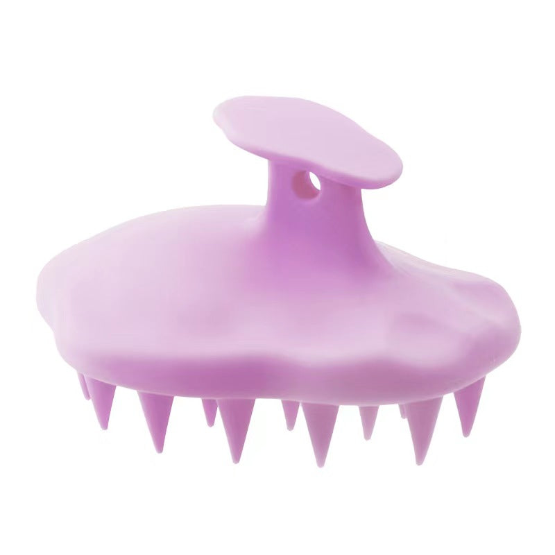 Silicone Scalp Massager Shampoo Brush for Wet and Dry Hair