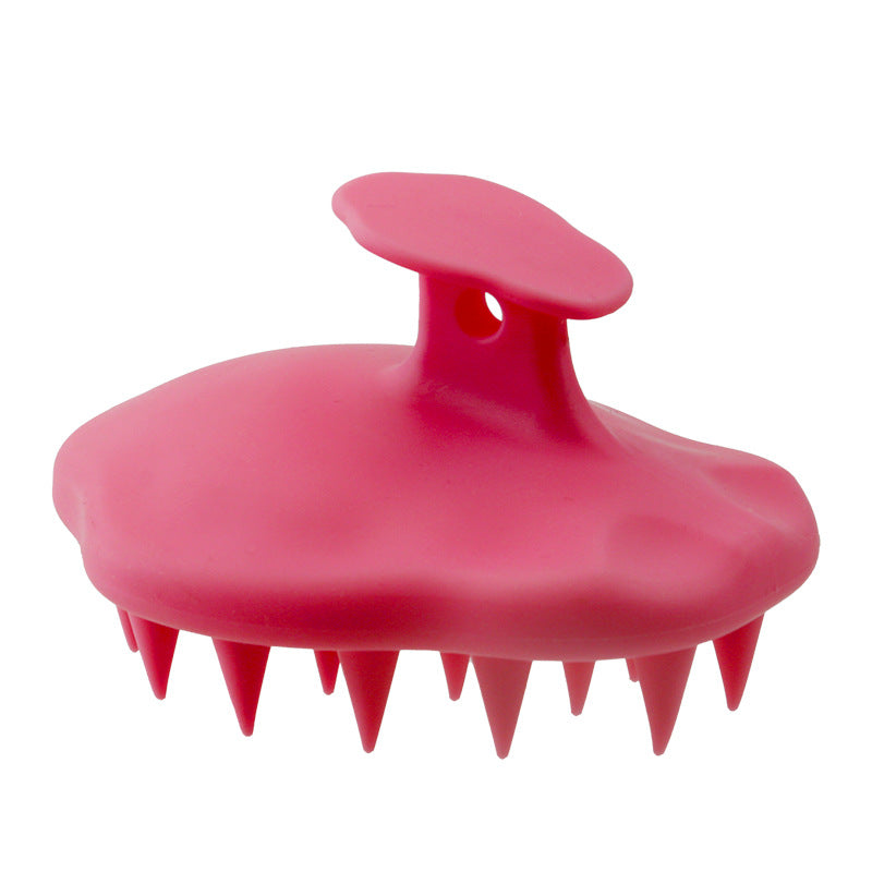 Silicone Scalp Massager Shampoo Brush for Wet and Dry Hair