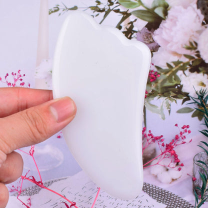 Natural Stone Crystal Jade Gua Sha Facial Massage Board